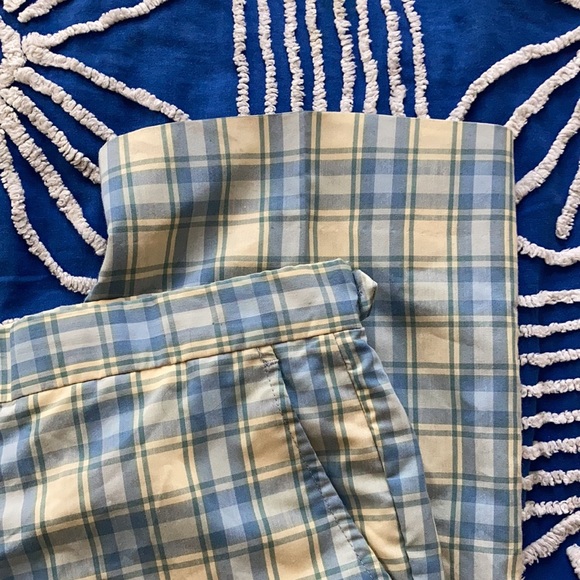 Vintage 90โs Izod Checkered Bootcut Golf Pants Unisex High Waisted 10/12 - Picture 8 of 11